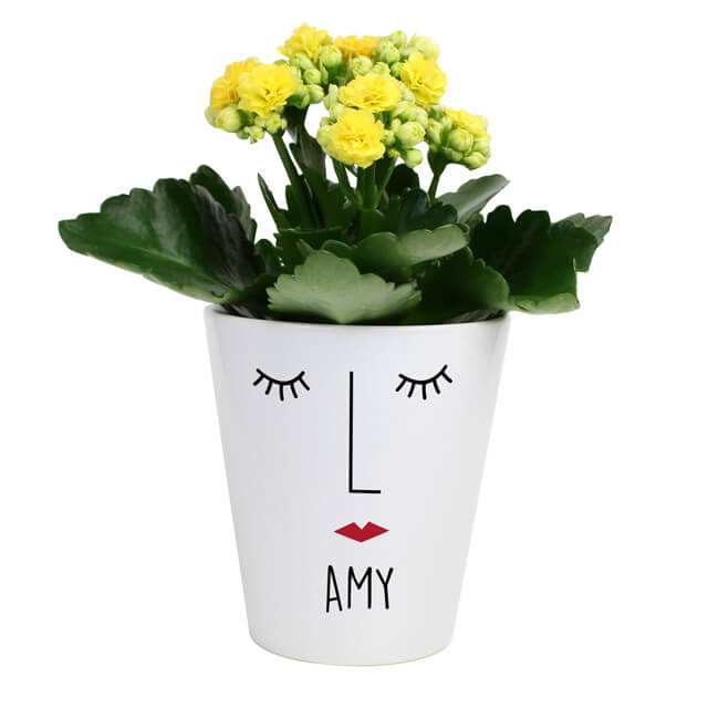 personalised plant pot gifts for gardeners