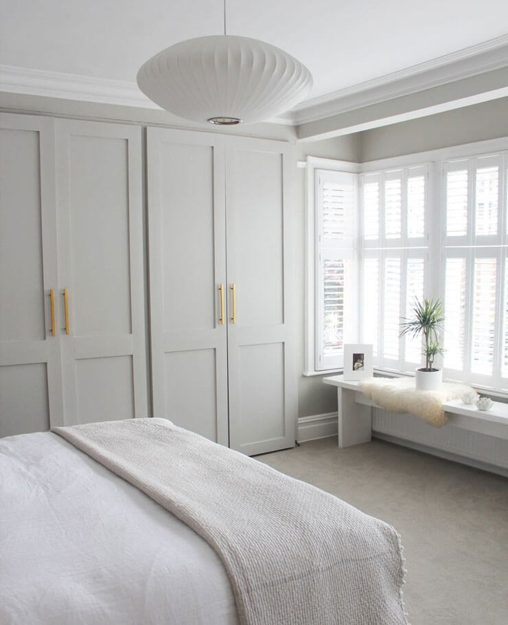 neutral fitted wardrobes