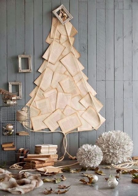 DIY Wall Space Wooden Christmas Tree, Projects