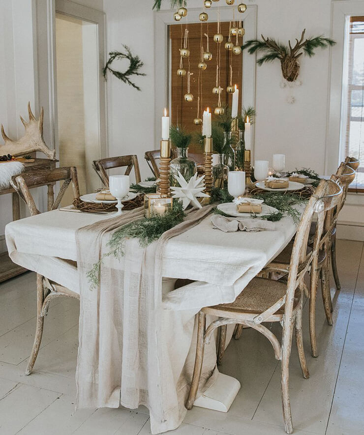 Une décoration de table de Noël pour épater vos invités