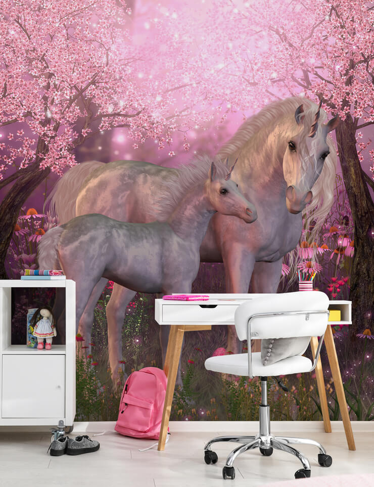 9 idee per la camera da letto con unicorni che sono totalmente magiche