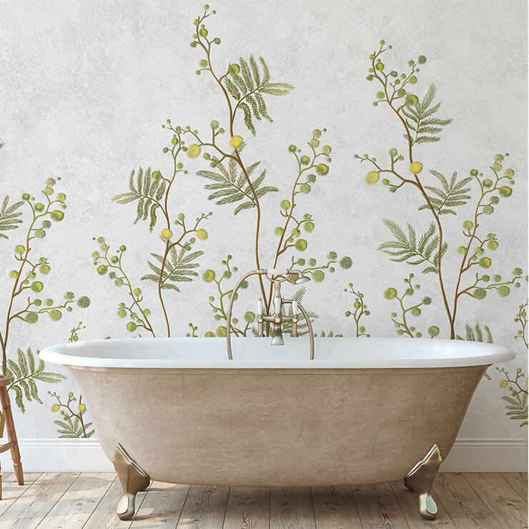 oriental branches wallpaper