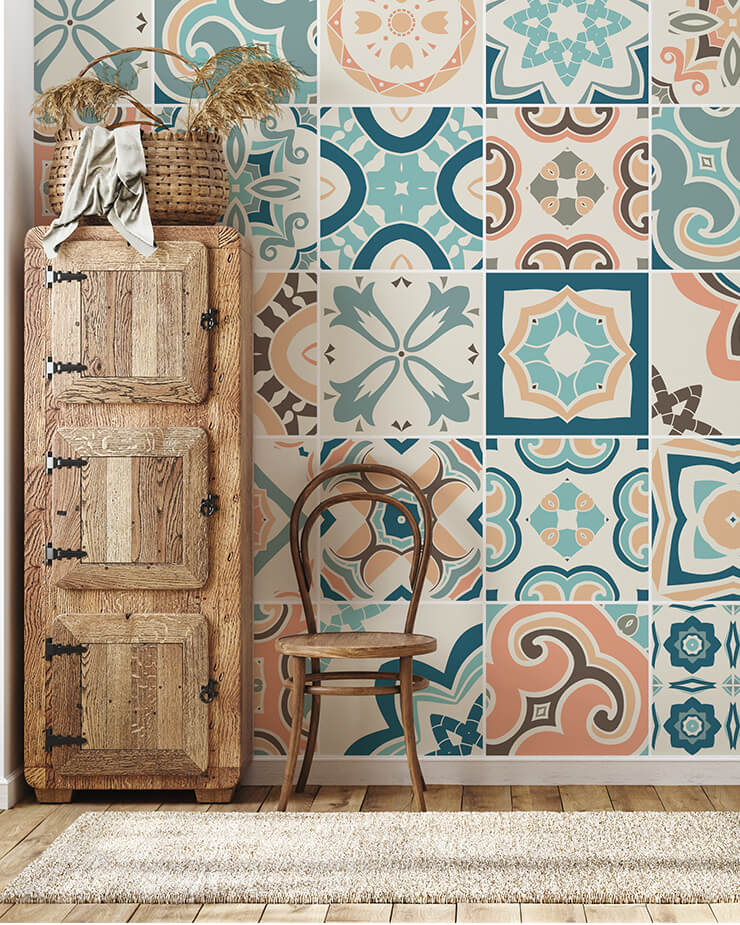 4 Ways to Use Tile Wallpaper in Your Home | Wallsauce UK