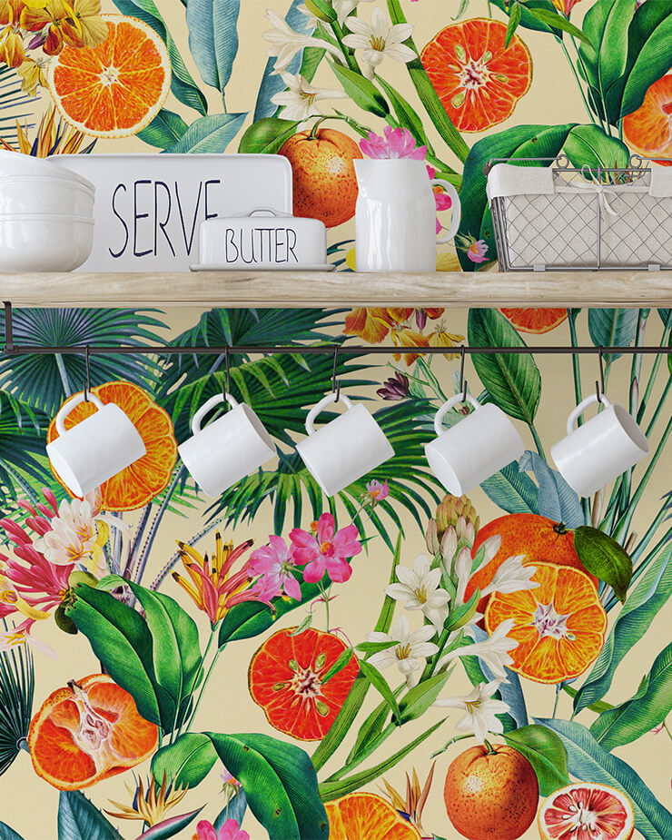 Citrus Wallpaper is the Juicy New Trend Wallsauce US