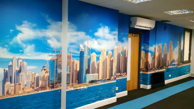 office mural