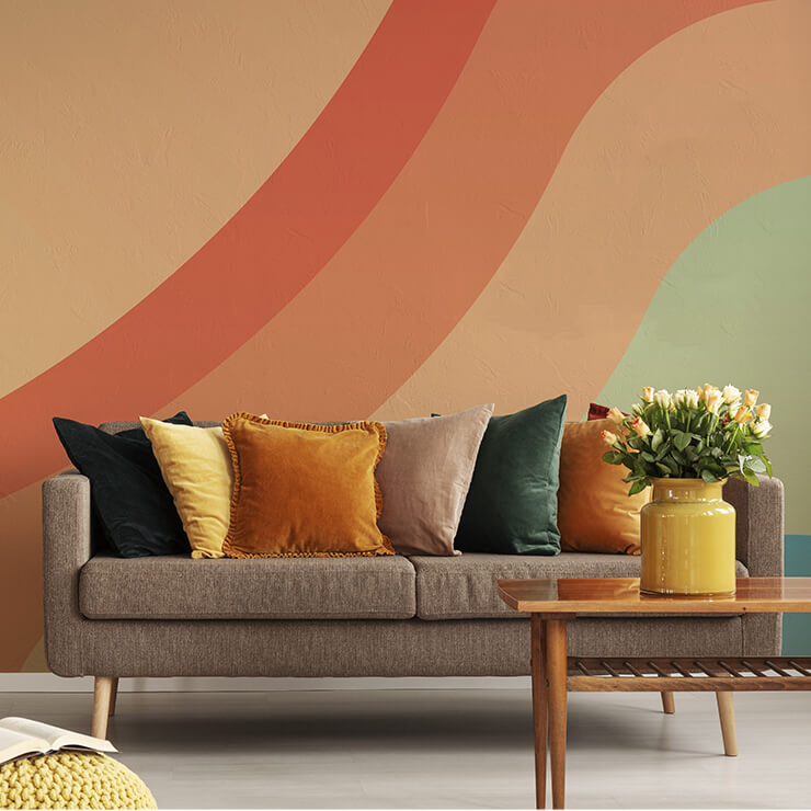 orange wave wallpaper orange wave wallpaper