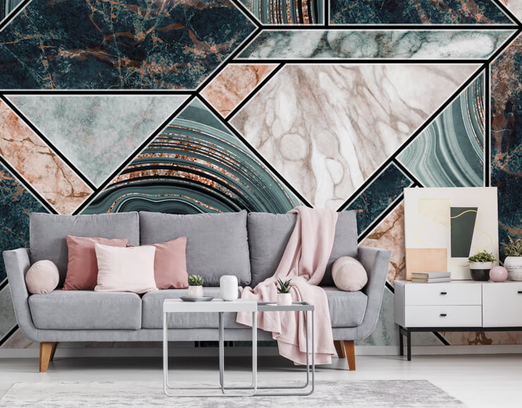 rose gold and navy tiles rose gold and navy tiles