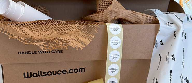 eco packaging at wallsauce