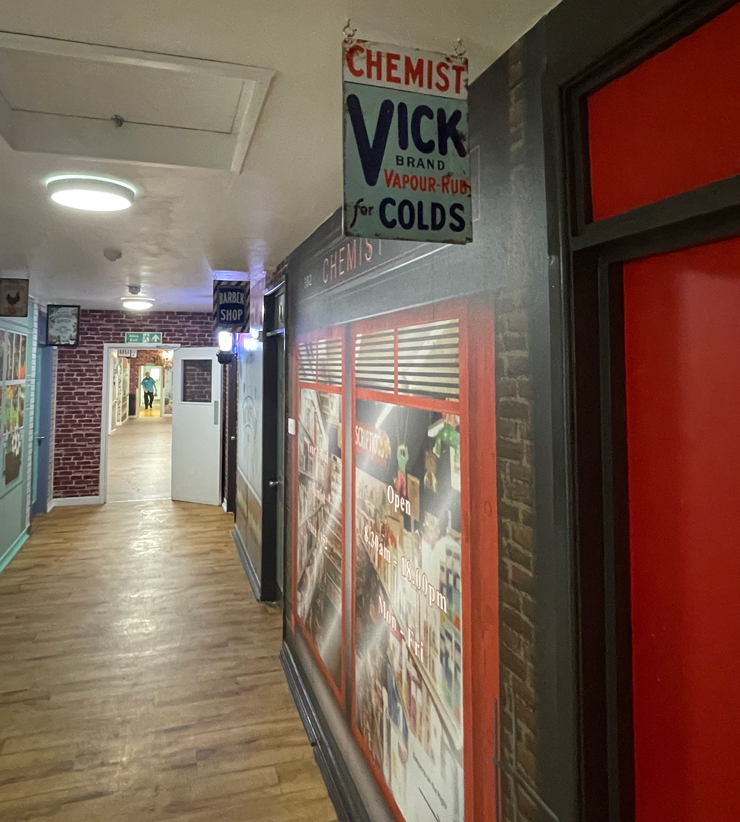 chemist mural in nursing home chemist mural in nursing home