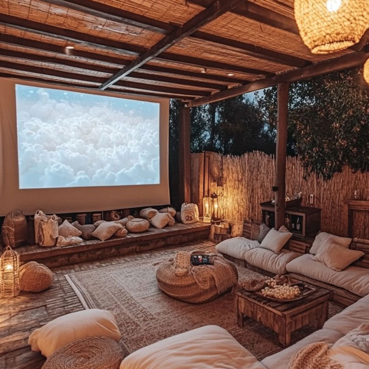 garden room home cinema 
