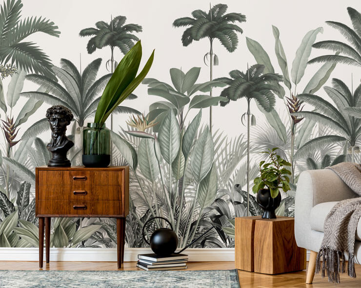 stylish tropical landscape wall mural stylish tropical landscape wall mural