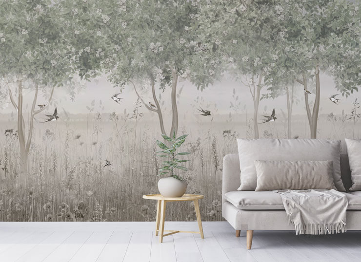 the garden of morning calm scenic garden wall mural the garden of morning calm scenic garden wall mural