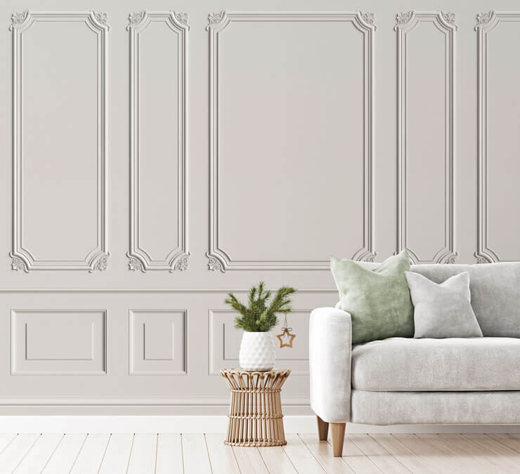 classic panels removable wall mural idea for rented homes classic panels removable wall mural idea for rented homes