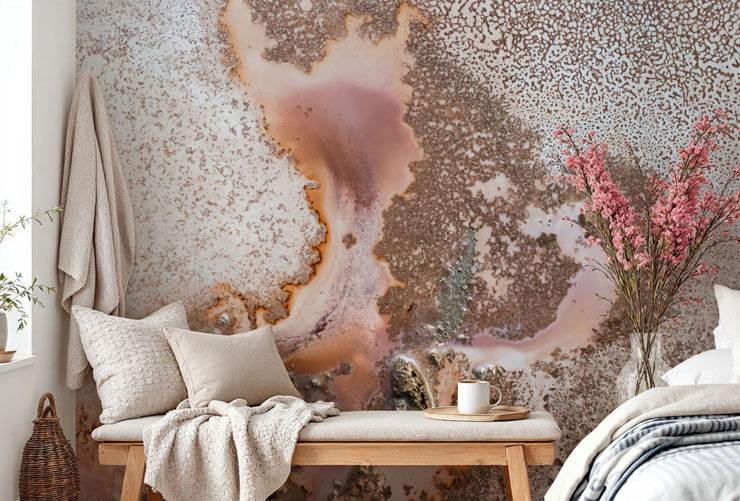 discovery abstract blush pink mural discovery abstract blush pink mural