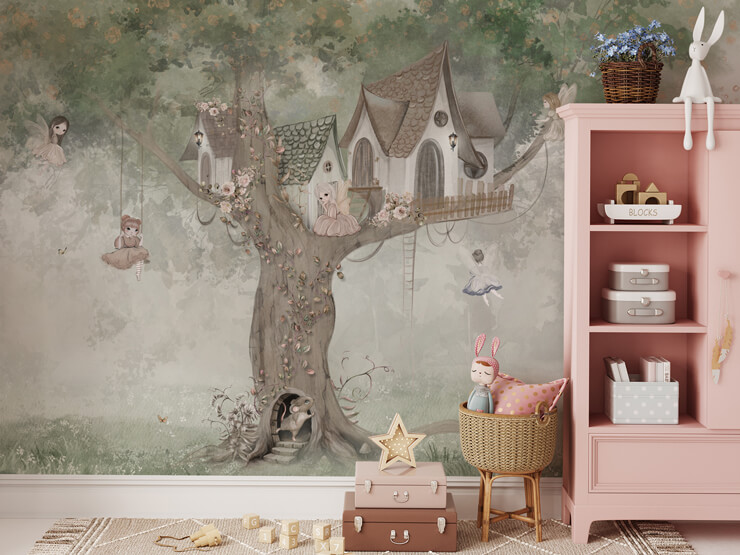 treehouse imagination kids mural treehouse imagination kids mural