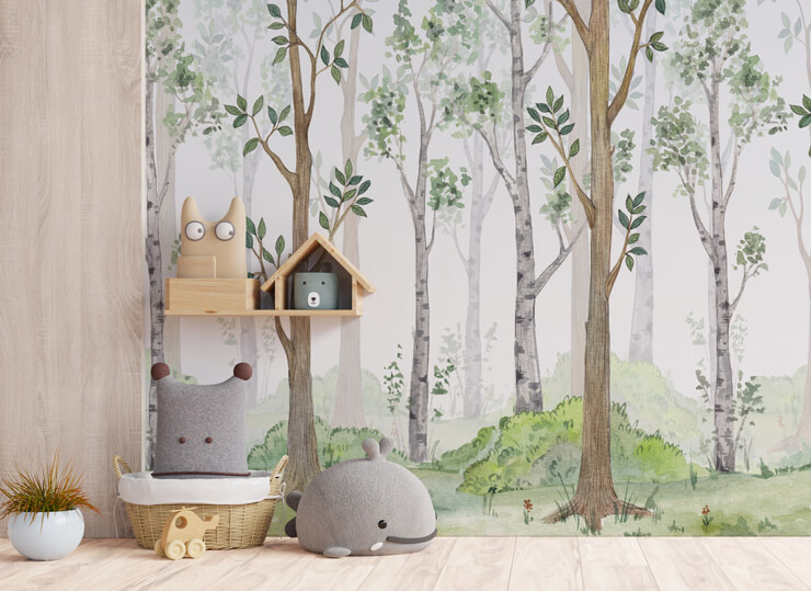 fairytale trees kids mural fairytale trees kids mural