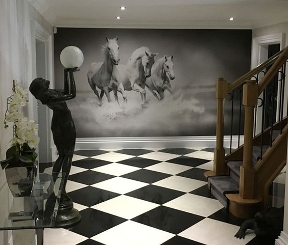 home-decor-inspiration-horse-wallpaper