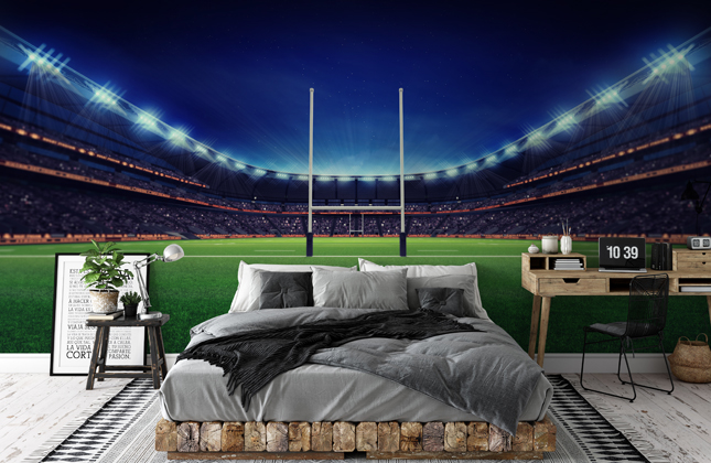 Welsh Rugby Mural Rugby Wallpaper Murals | Wallsauce UK