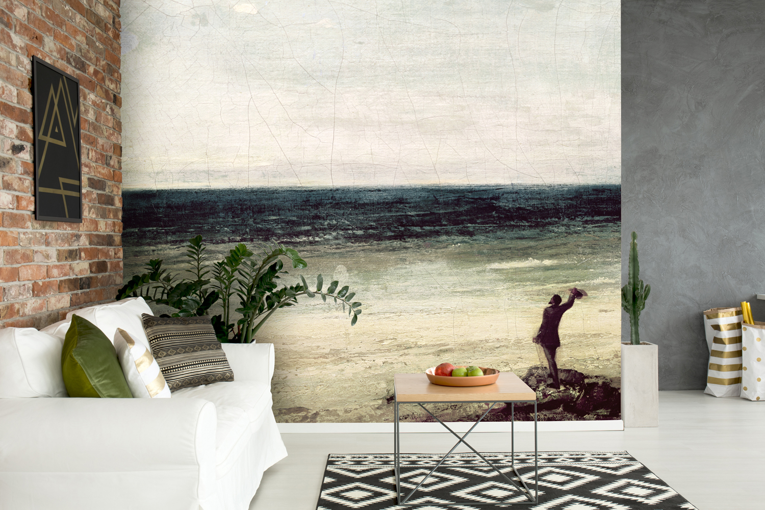 Fine art wall mural