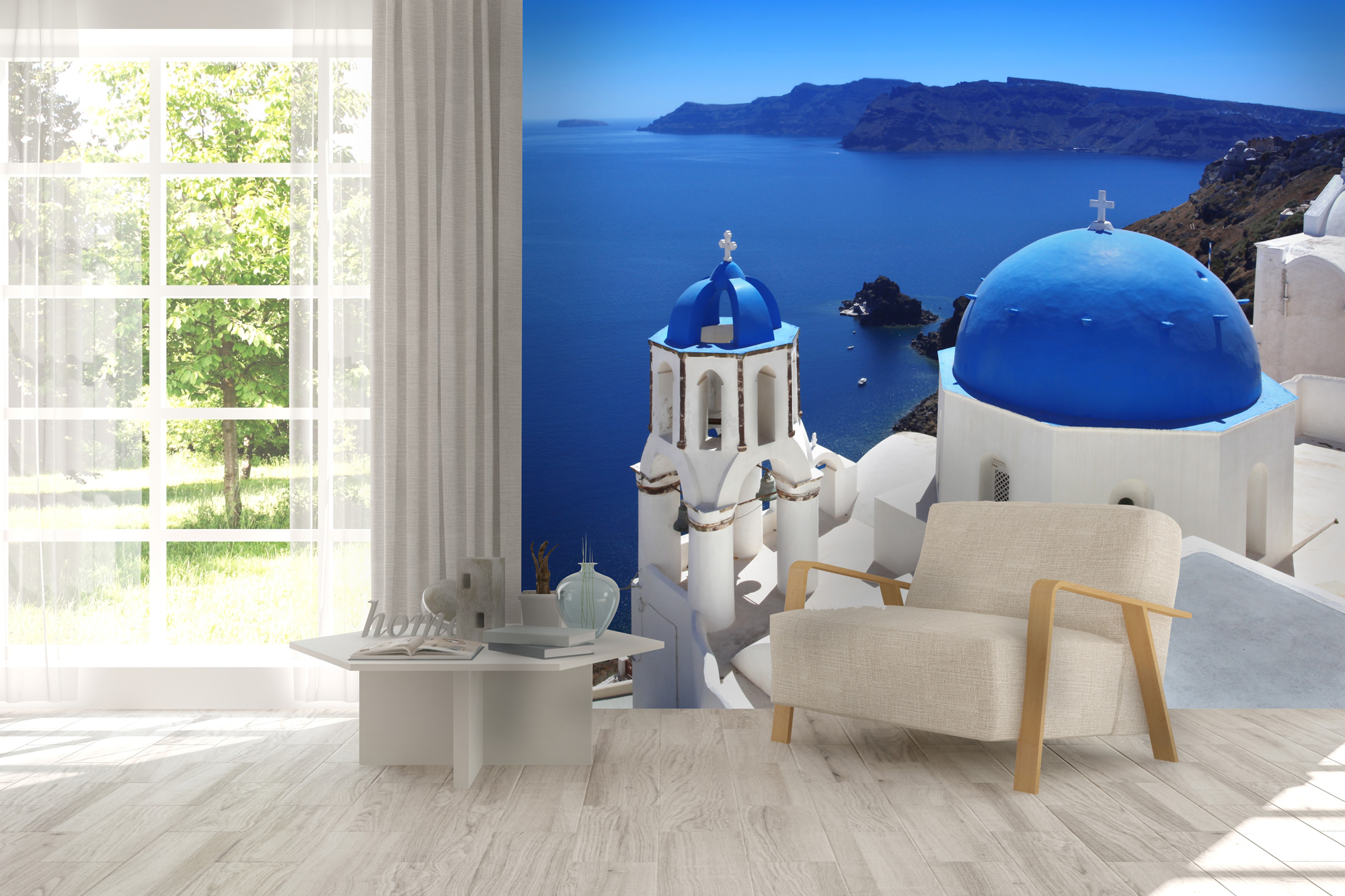 Wall Mural of Santorini, Greece