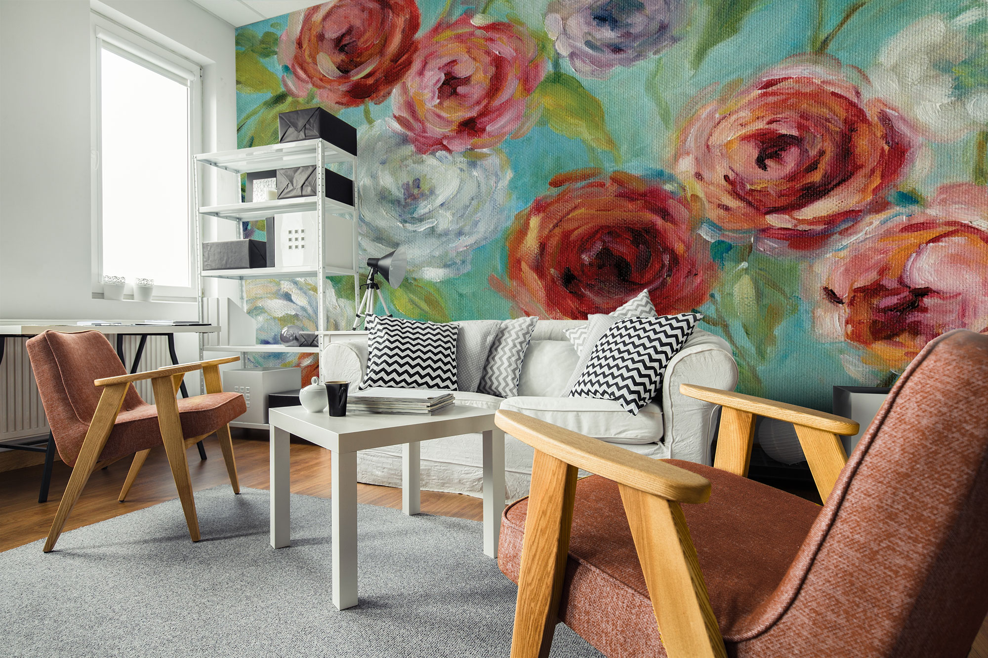 dramatic-floral-wallpaper-2018-interior-design-trends
