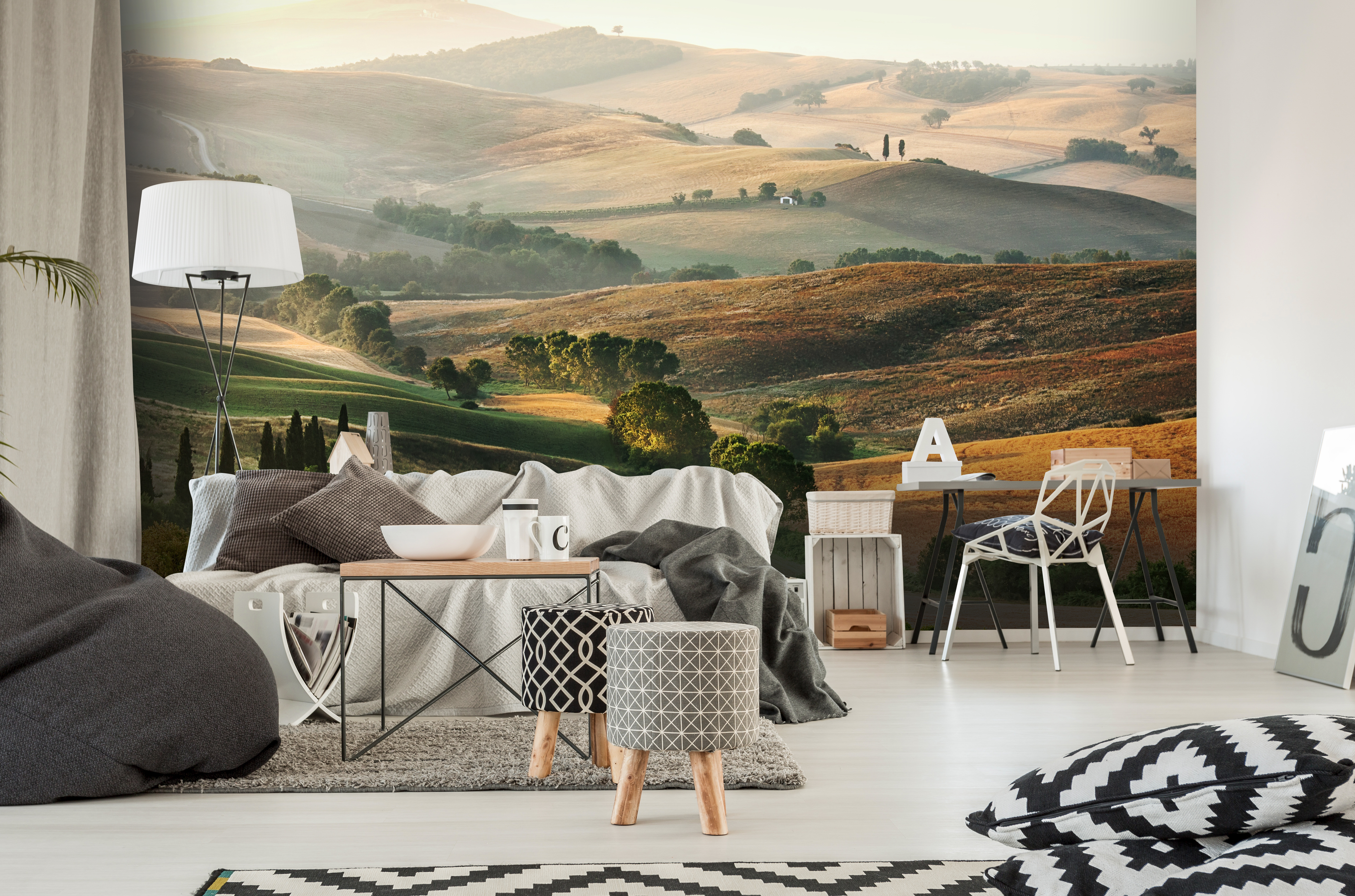 Italian Landscape wall mural from Wallsauce