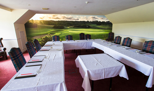 golf club dining room wallpaper