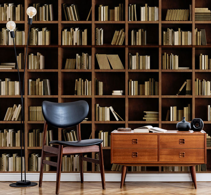 Ideias de design de biblioteca doméstica para todos os leitores ávidos