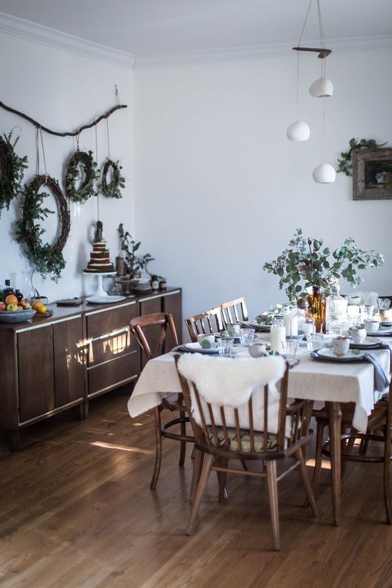 winter dining room ideas from Pinterest