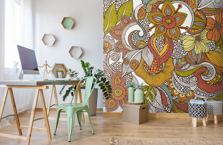 doodle_mural_in_home_office