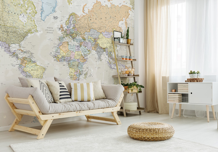 pastel-map-mural-in-lounge