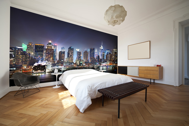 New_York_wallpaper_in_bedroom