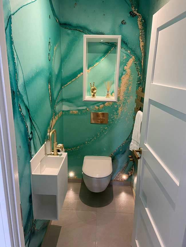 Des idées de décoration de toilettes uniques pour épater vos invités