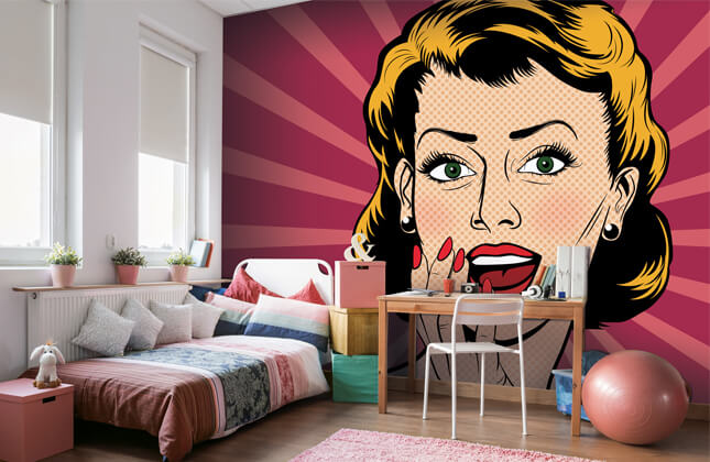 Pop Art behang