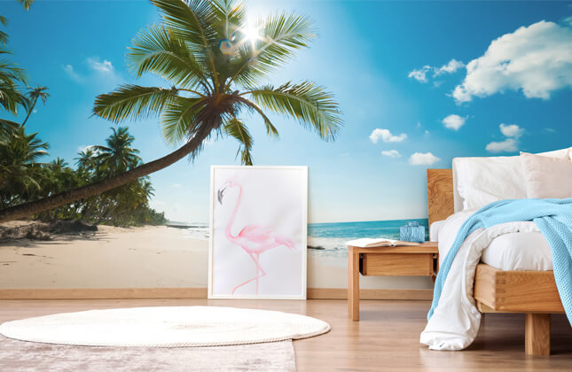 Papel de Parede Tropical Beach