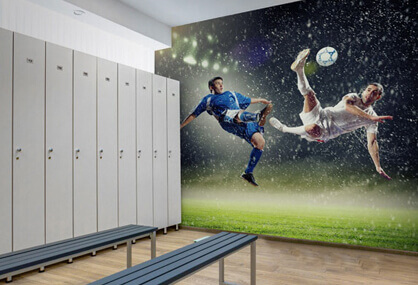 Brighten your gym with a mural
