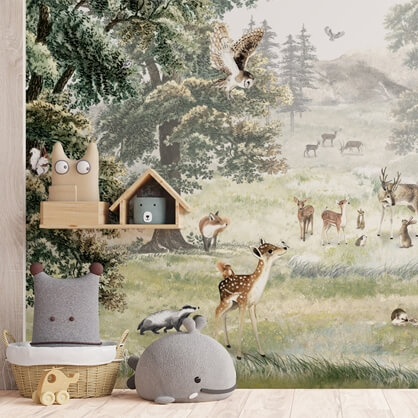forest animal illustration