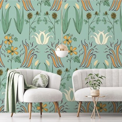 Jungle Wallpaper Mural  Designer Wallpaper  Accent Wall