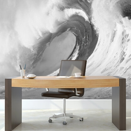 mural by Design Pics in home office