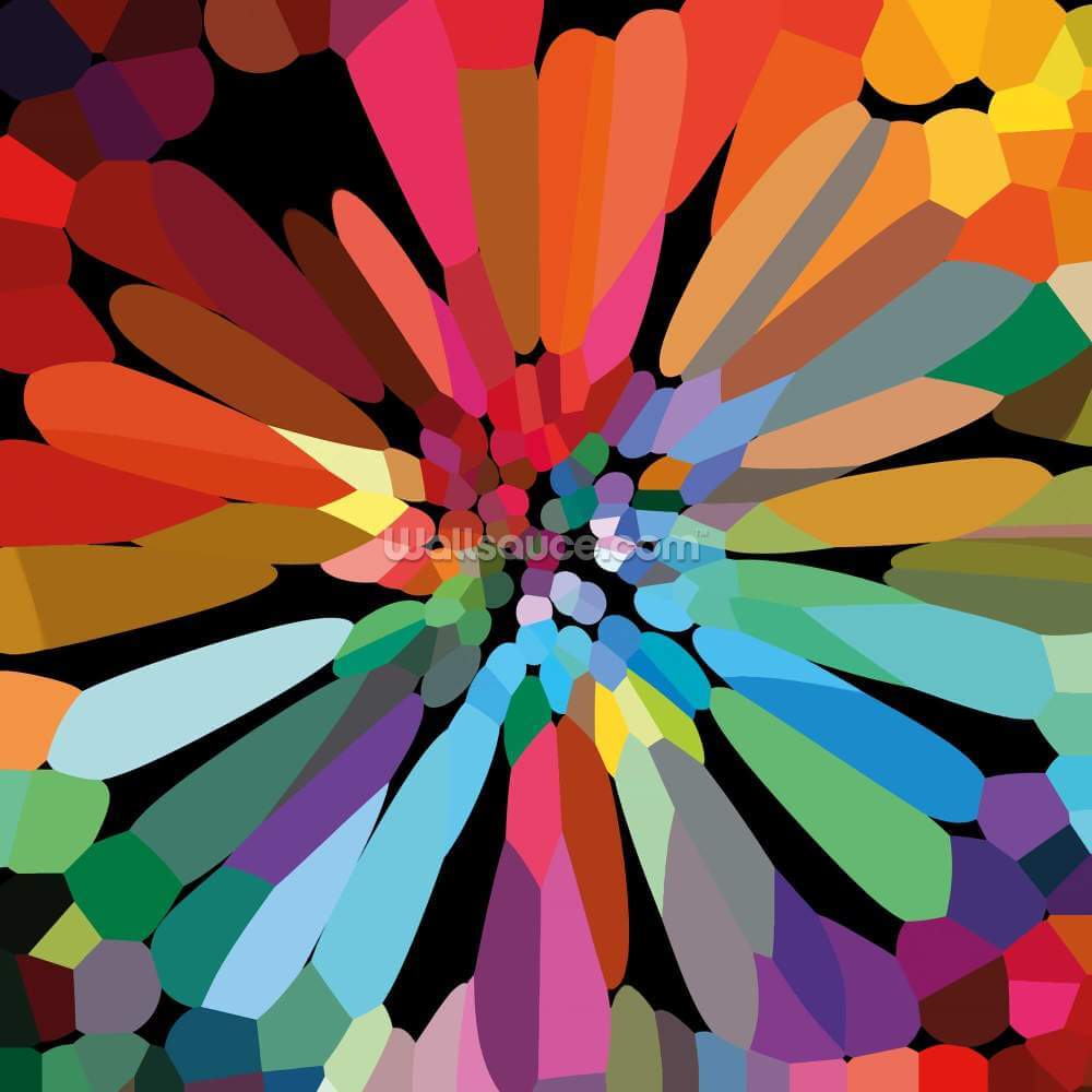 Fargerik abstrakt blomsterbakgrunn Fargerik abstrakt blomsterbakgrunn