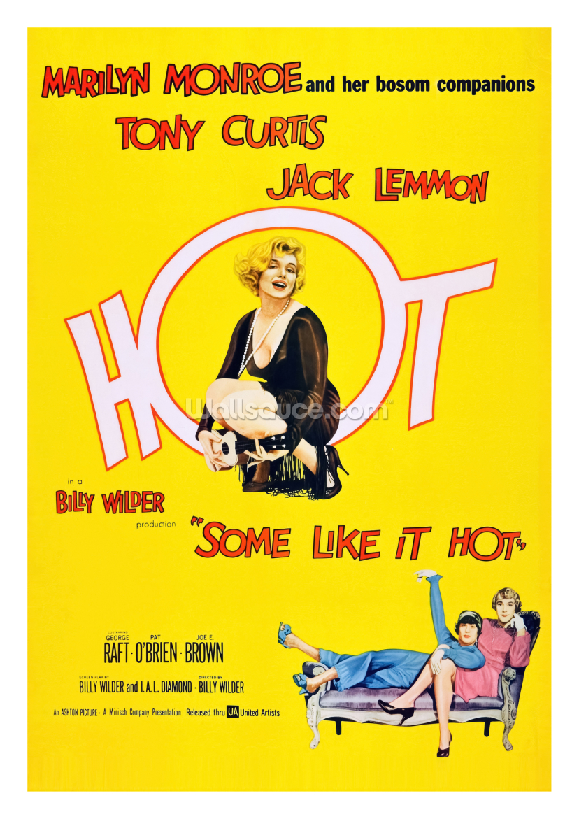 Some Like It Hot Movie Poster Some Like It Hot Movie Poster