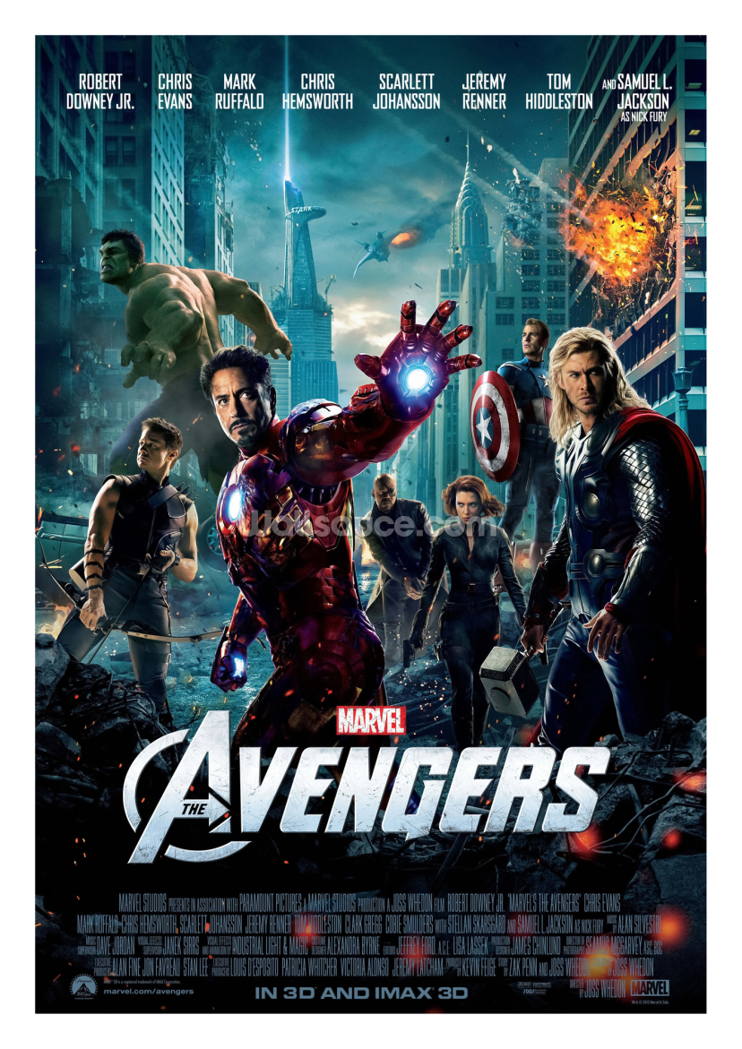 The Avengers Movie Poster The Avengers Movie Poster