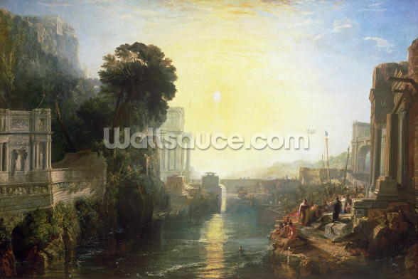 JMW Turner Dido building Carthage Mural Wallsauce IT