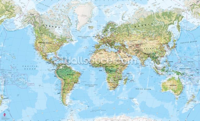 World Wall Map (Environmental) World Wall Map (Environmental)