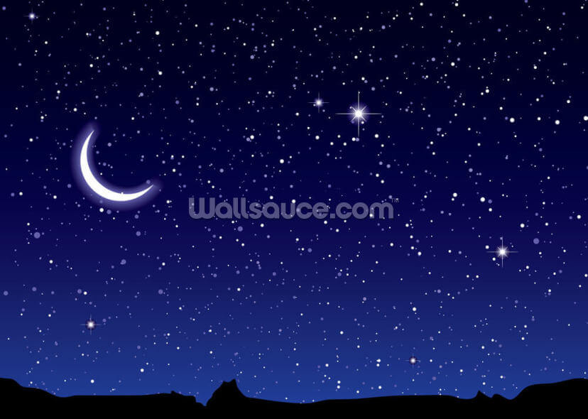 Space and Moon Landscape