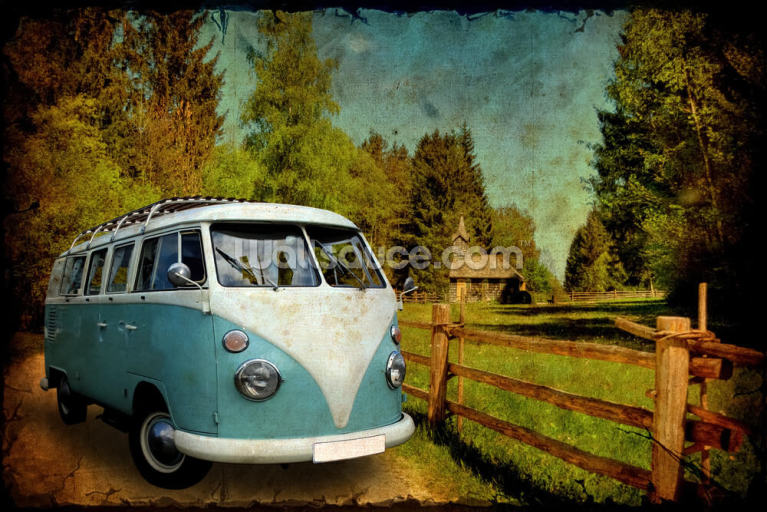 VW Camper Blue VW Camper Blue