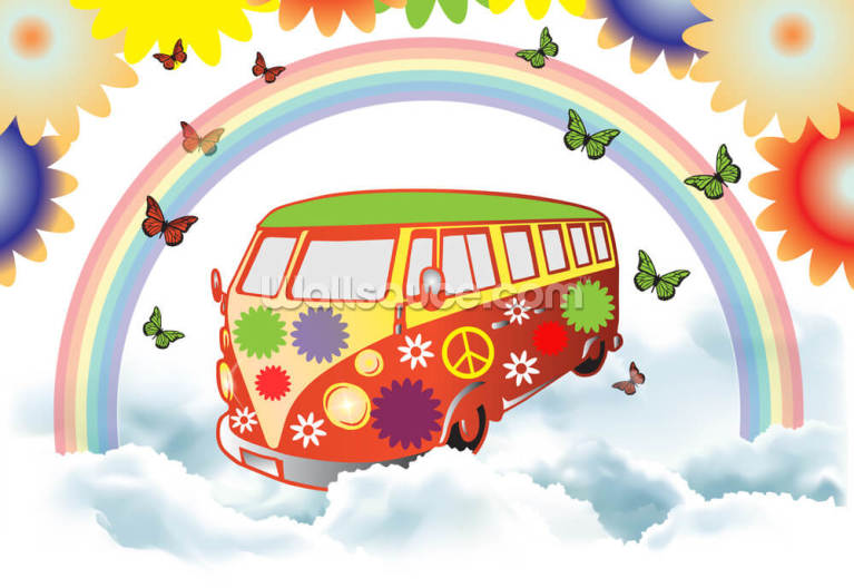 VW Camper Flower Power VW Camper Flower Power
