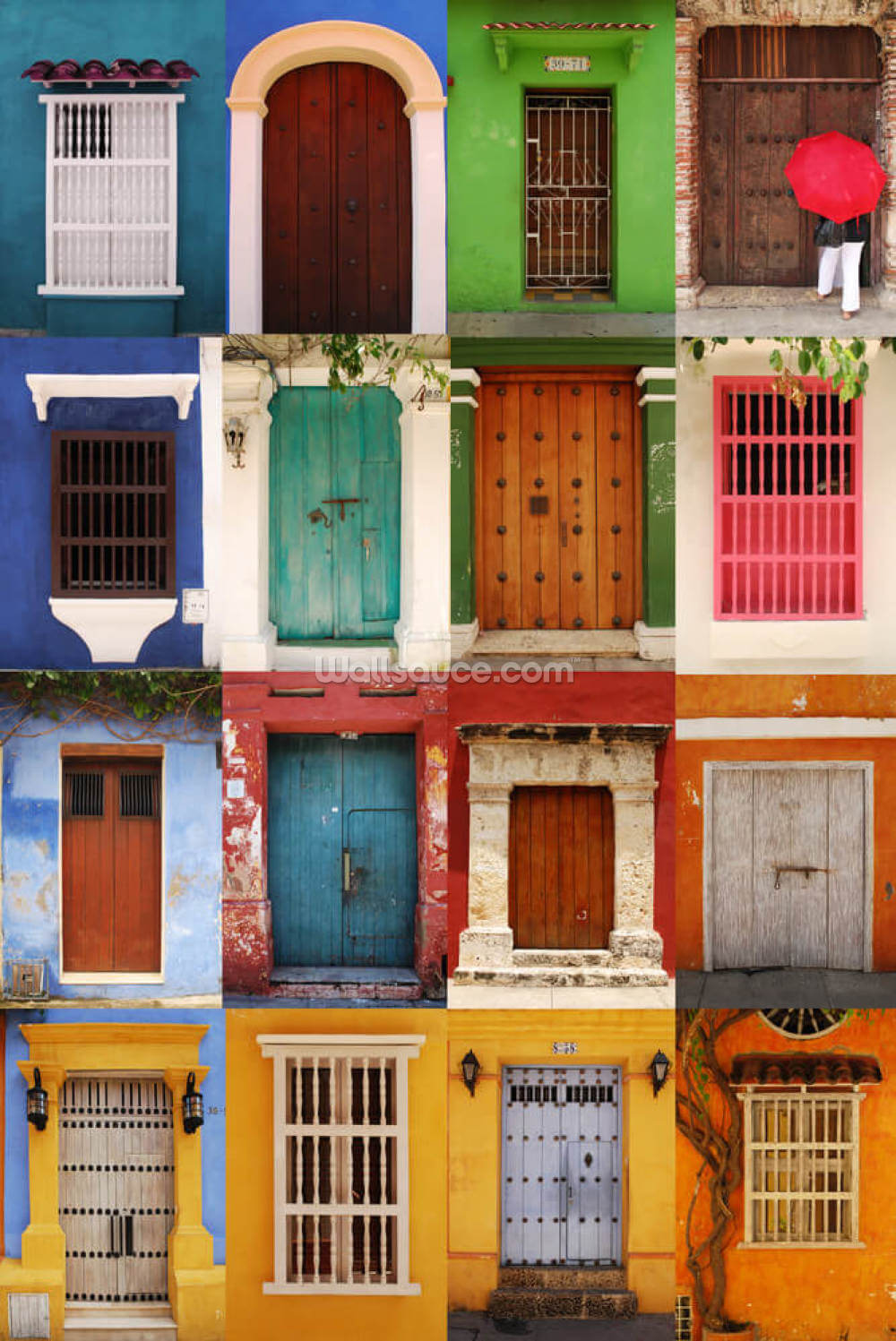 doors cartagena colombia wallpaper mural wallsauce us