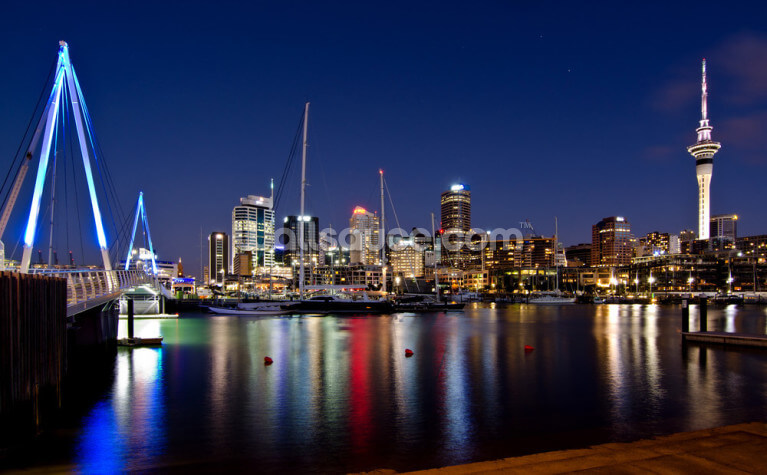 Auckland Nightime Auckland Nightime