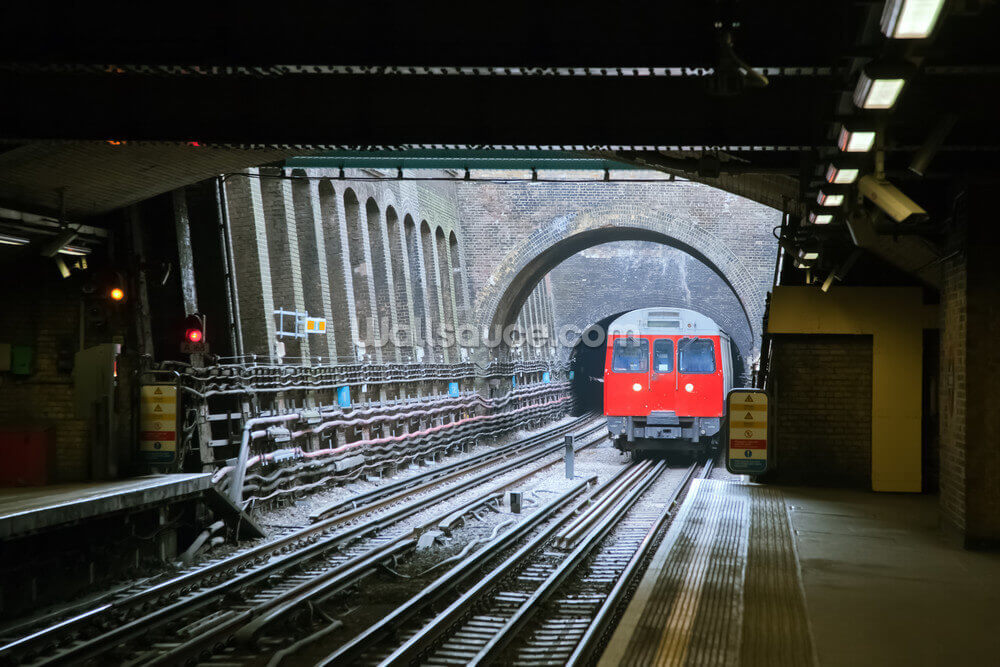 London Underground Train Wall Mural | Wallsauce US
